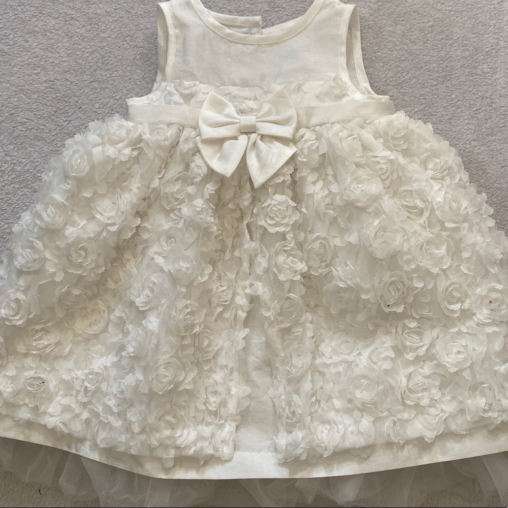 18M White Floral Dress